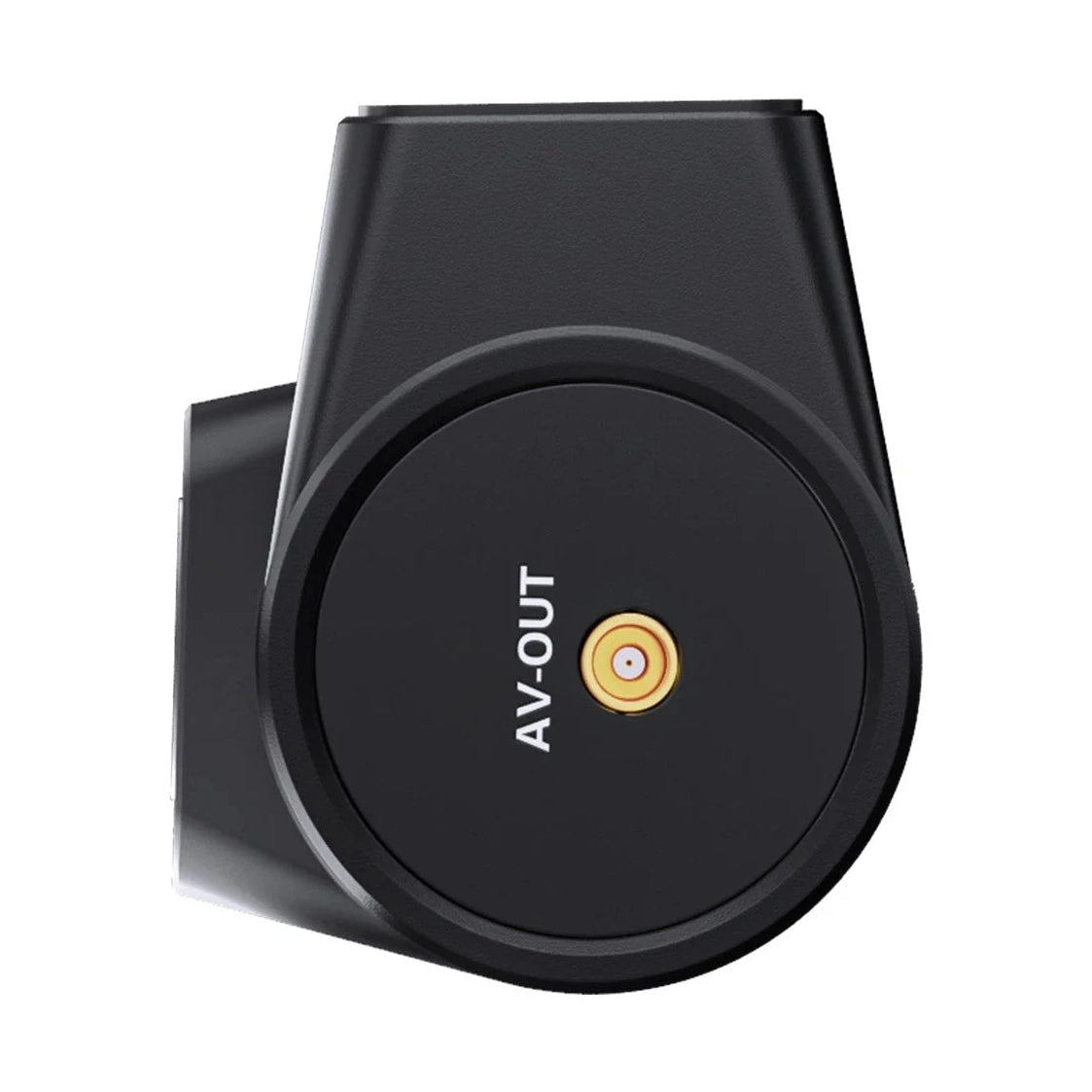 Close-up of VIOFO RC420 gold AV-OUT connector label