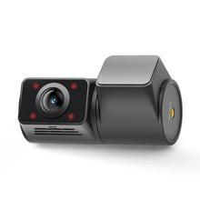 VIOFO RCC360 black interior dash cam with four red IR LEDs and AV OUT port