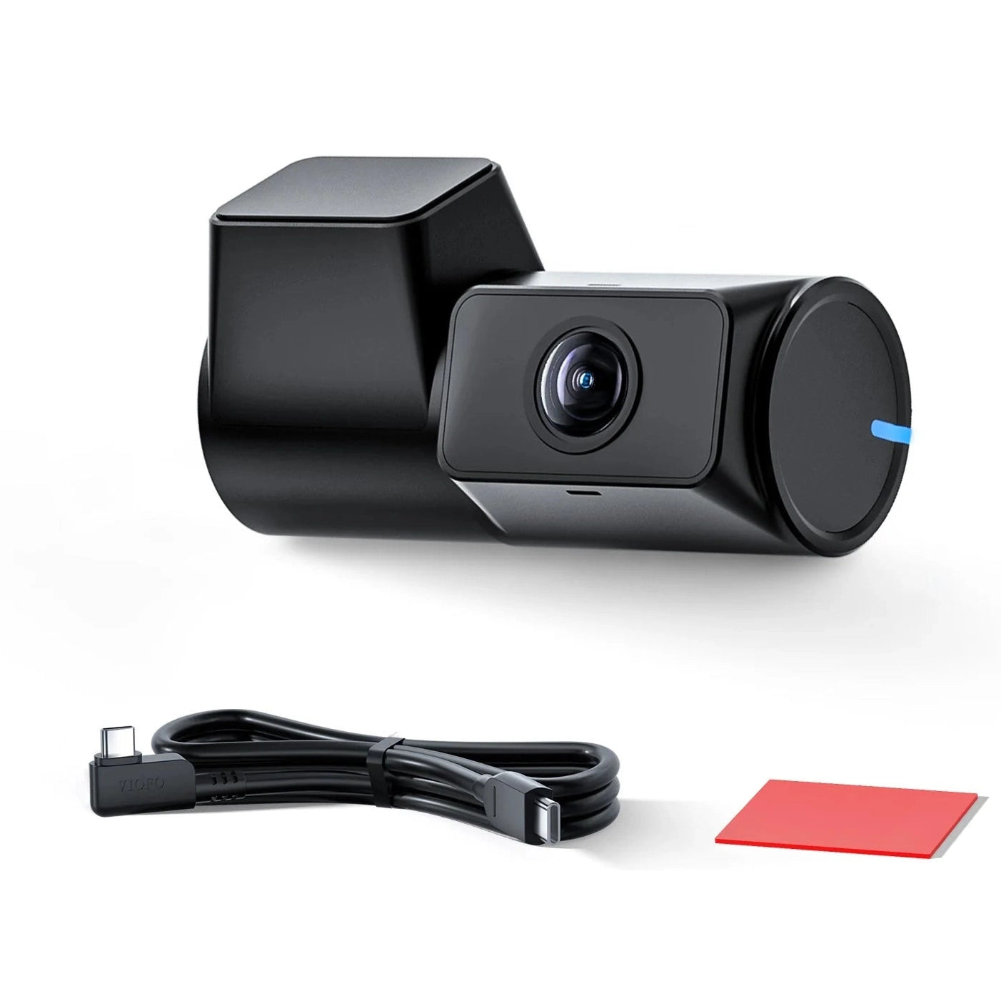 VIOFO RTC300 telephoto dash cam replacement with USB-C cable and adhesive mount
