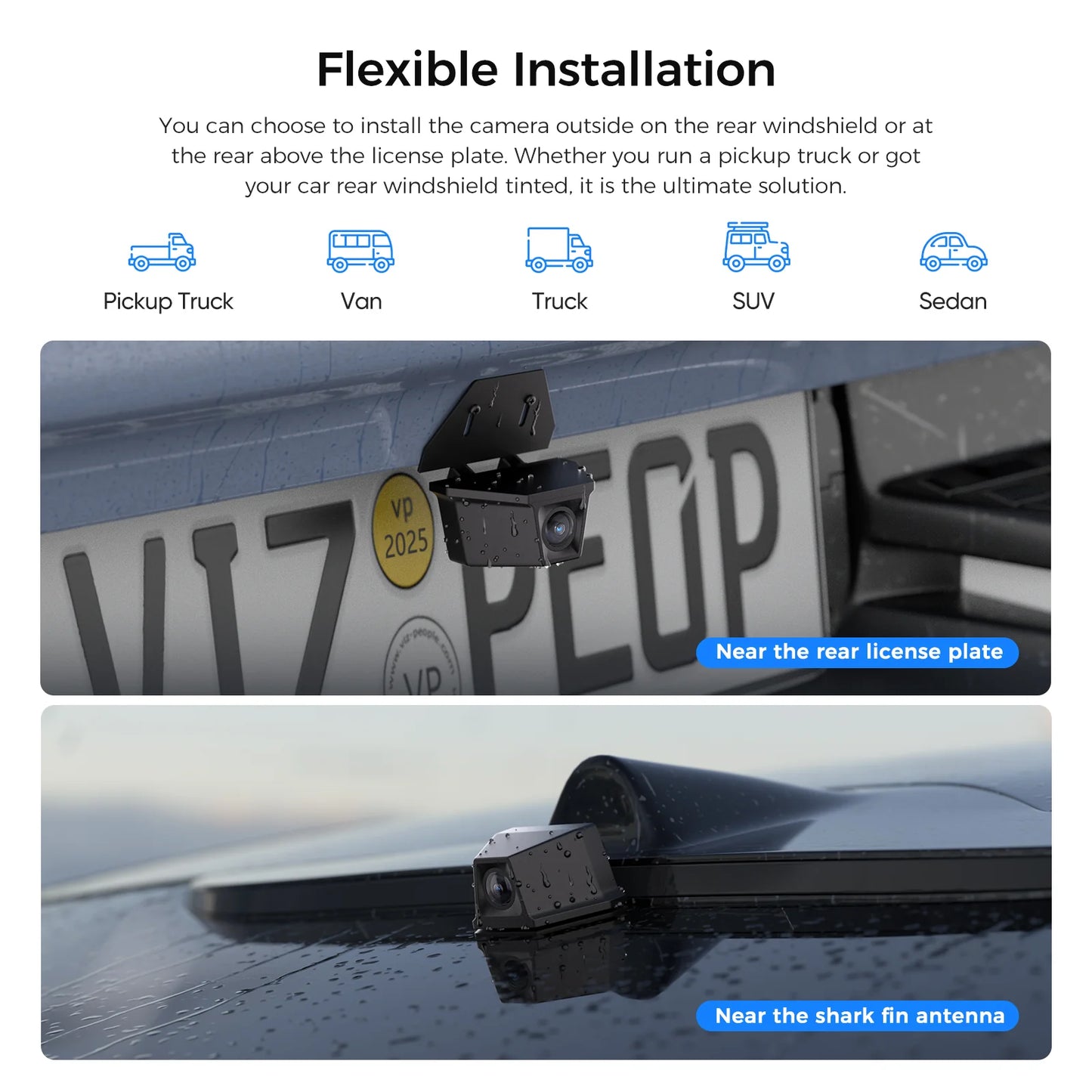 VIOFO RWC400 – 2K HDR IP67 STARVIS 2 Rear Camera - Suits A329 Non-S/T