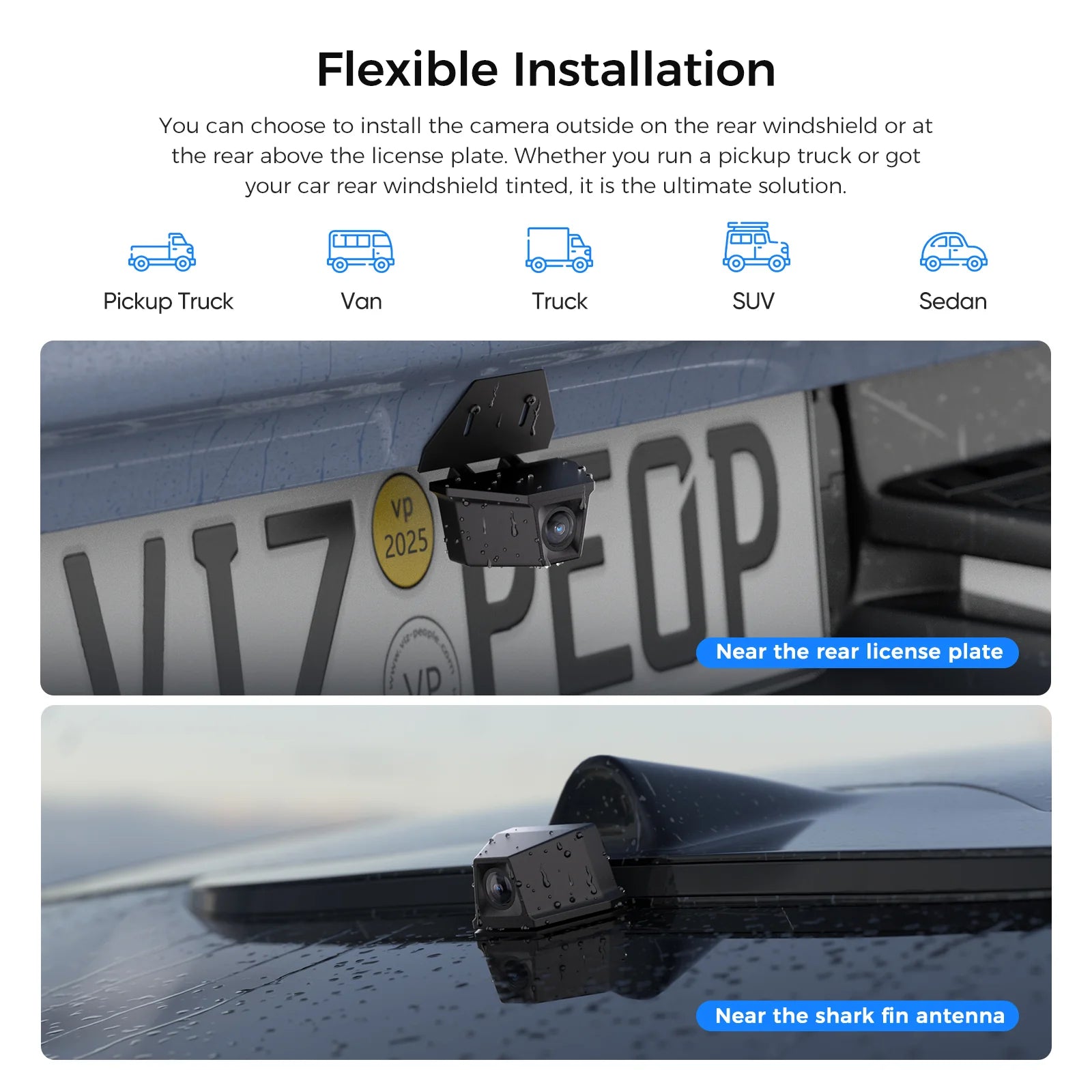 VIOFO RWC400 – 2K HDR IP67 STARVIS 2 Rear Camera - Suits A329 Non-S/T