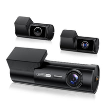 VIOFO T330T 3-channel dash cam system including main unit and two telephoto cameras