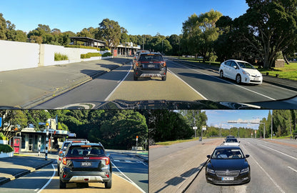 VIOFO T330T dash cam capturing clear license plates with 4K front and 2K zoom telephoto views