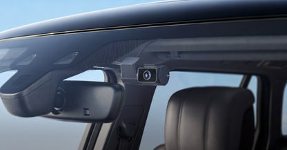 VIOFO T330TW telephoto cabin camera mounted inside vehicle windshield for interior recording