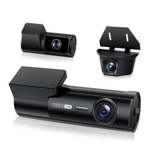 VIOFO T330TW 3CH dash cam set with 4K front, telephoto, and waterproof rear units
