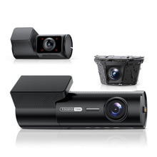 VIOFO T330W 3CH dash cam set with front, cabin, and waterproof rear units