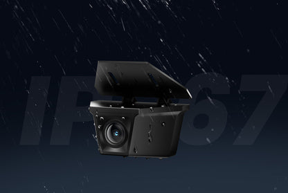 IP67 waterproof exterior rear camera for VIOFO T330WW tested in heavy rain