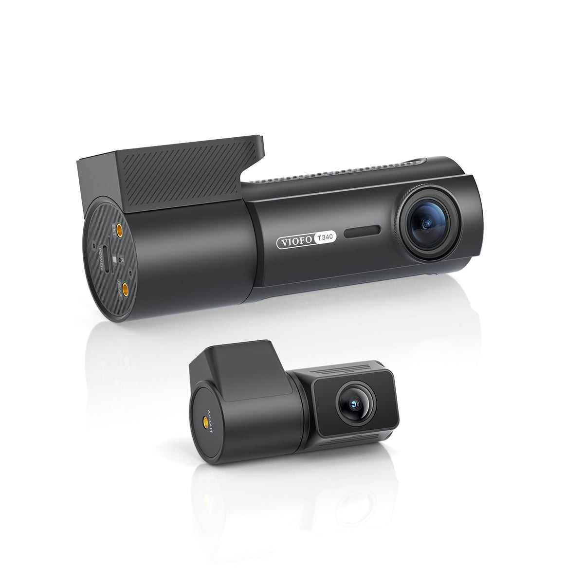 VIOFO T340 3CH 4K dash cam with built-in IR cabin camera and rear lens