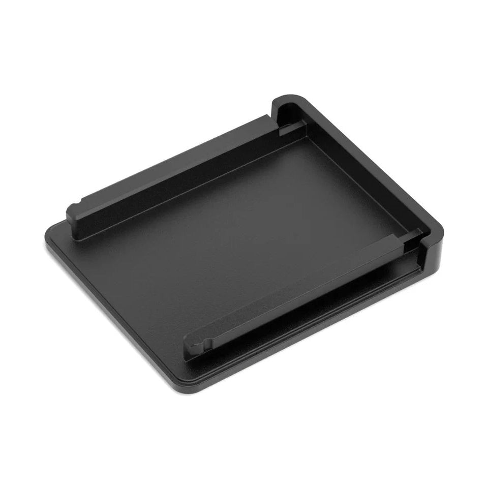 Black VIOFO VS1 double adhesive sticker mount base with internal ridges for secure fit