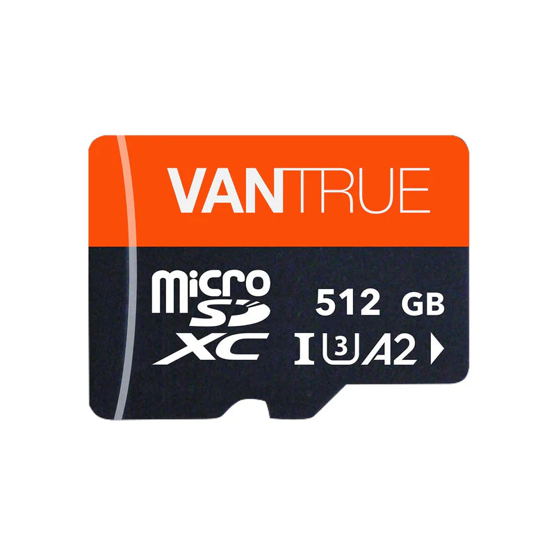 Vantrue 512GB High Endurance microSDXC Card - UHS-I U3 V30 High Endurance