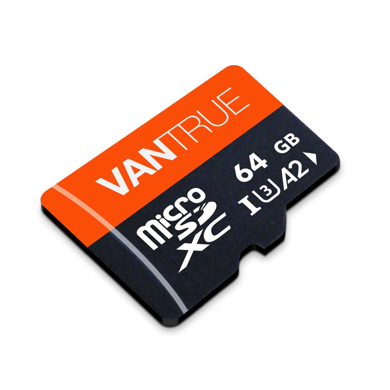 Vantrue 64GB microSD Card Accessory – U3 V30 70 MB/s High Endurance