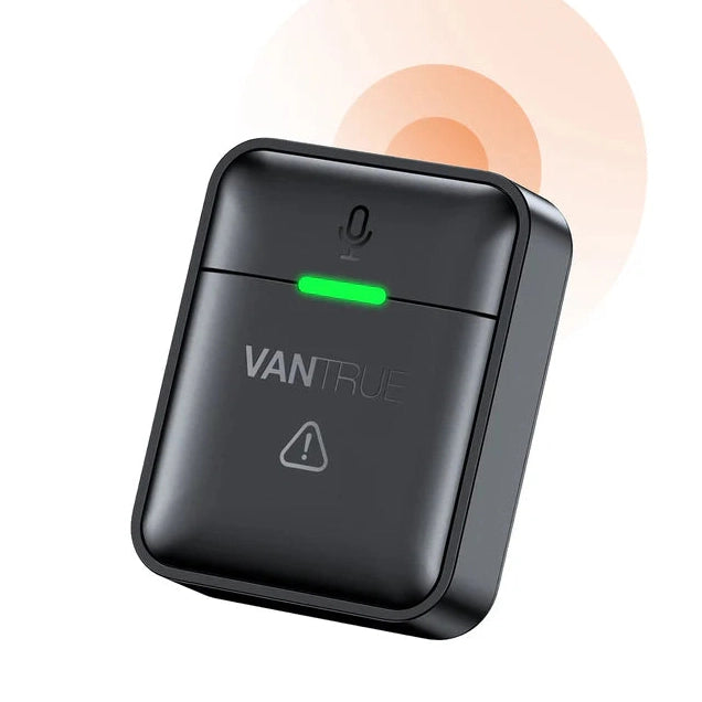 Vantrue BT02 wireless remote control for dash cam event lock and snapshot with green LED indicator