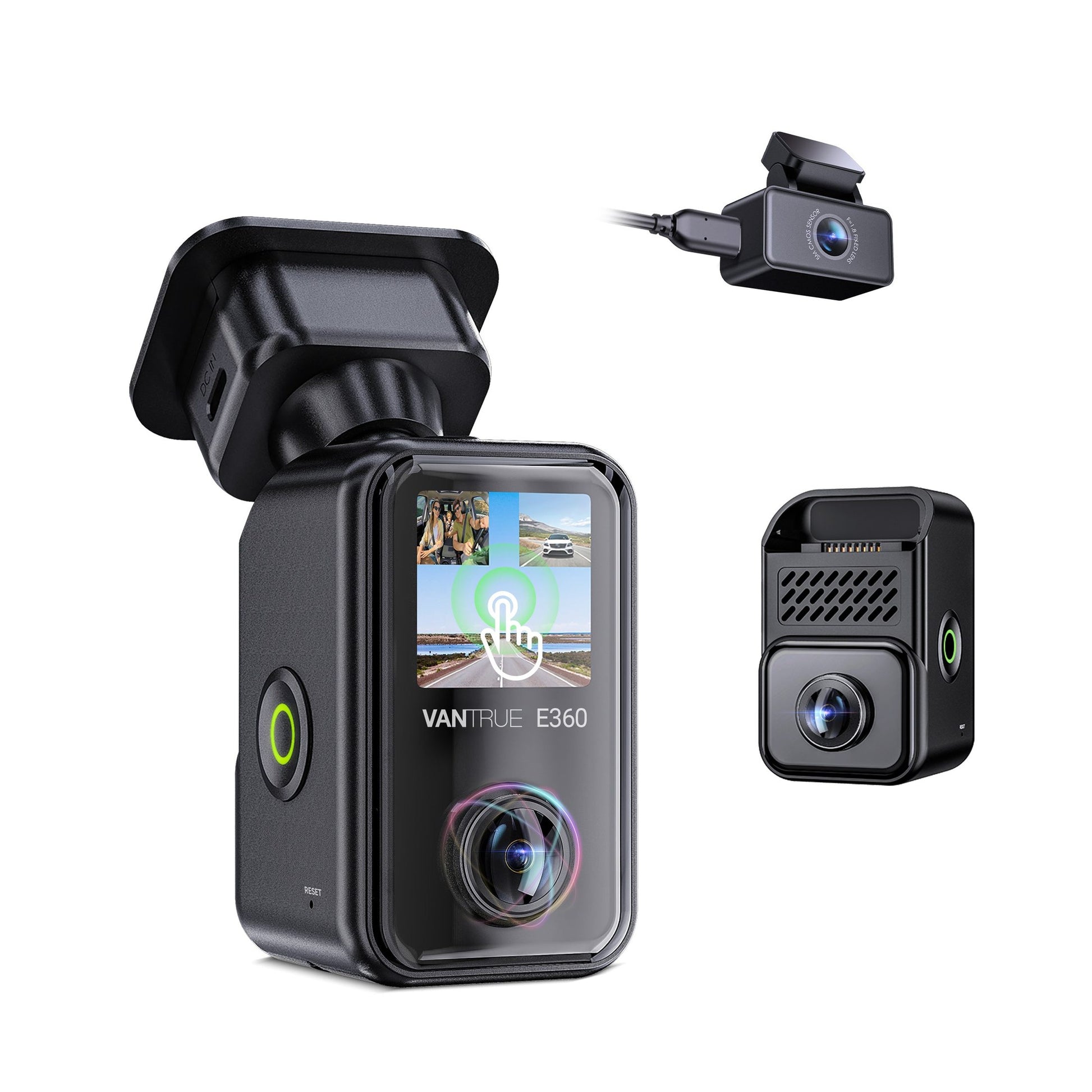Vantrue E360 ACE 3-CH 5.2K 360° Dash Cam - STARVIS 2 HDR