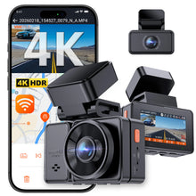 Vantrue Element 2 Pro dual lens 4K front and 2.5K rear dash cam with Wi-Fi GPS