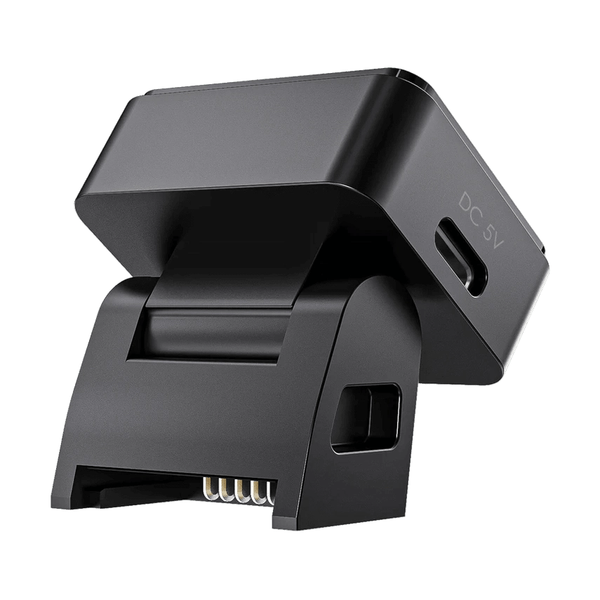 Vantrue adhesive GPS mount with USB-C port and gold contacts for dash cam speed data