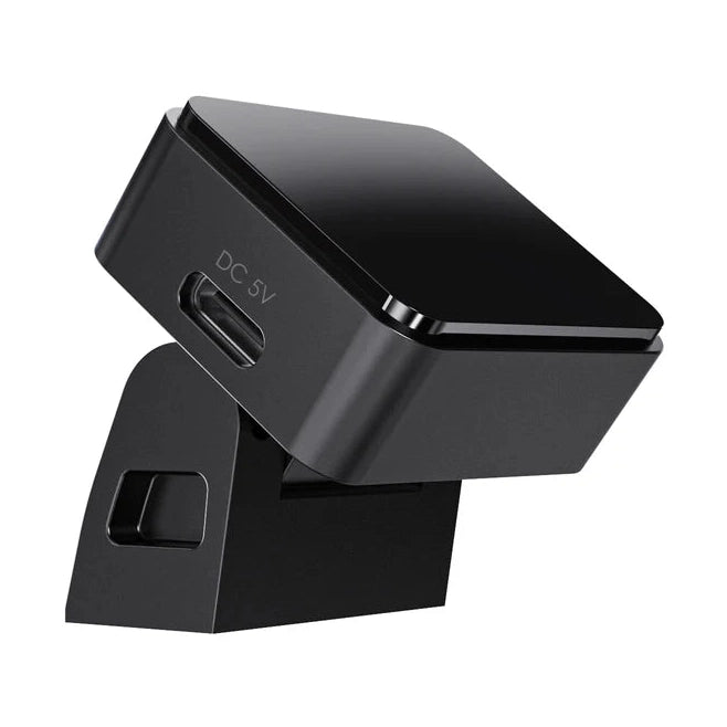 Black Vantrue GPS mount showing sleek glossy finish and DC 5V labeling