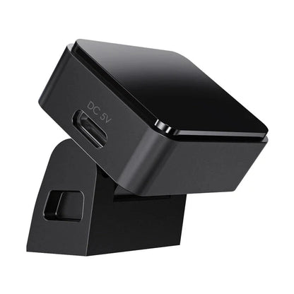 Black Vantrue GPS mount showing sleek glossy finish and DC 5V labeling