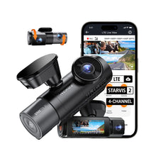 Vantrue Nexus 4 Pro S | 3-CH 4K Dash Cam – Triple STARVIS 2 Sensors
