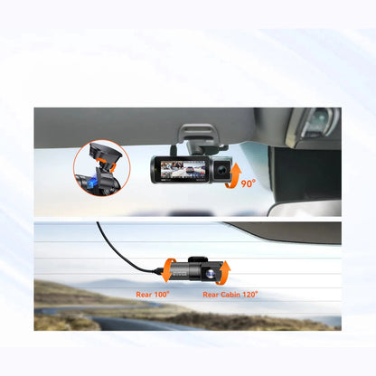 Vantrue Nexus 5S N5S 4-CH 360° Dash Cam - 2.7K STARVIS 2