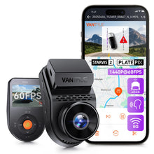 Vantrue Sonnet 1 Pro 2-CH Front + Rear - 2.7K + 1080P HDR, STARVIS 2 Cloud-Ready