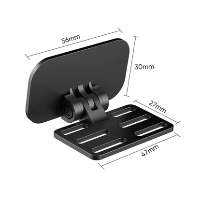 Vertical rear glass mount bracket dimensions for WOLFBOX G900 Pro