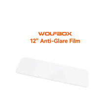 WOLFBOX 12 inch matte anti-glare film for G900 G850 mirror dash cam