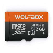 WOLFBOX 512GB microSDXC memory card U3 V30 for dash cams