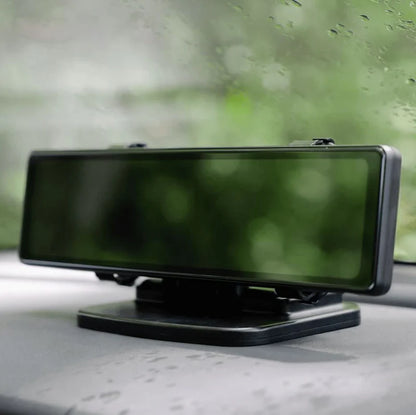 WOLFBOX centre console bracket mounting mirror dash cam on car dashboard