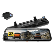 WOLFBOX G900 Pro V2 2-CH Mirror Dash Cam – 4K+2.5K IMX678