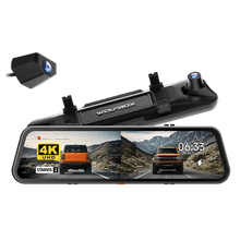 WOLFBOX G900 Pro V2 2-CH Mirror Dash Cam - 4K+2.5K IMX678 128GB Inc.