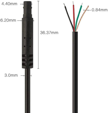 WOLFBOX G900 TriPro + G900 Pro V2 Longer Rear Cam Cables – USB-C 6-Pin