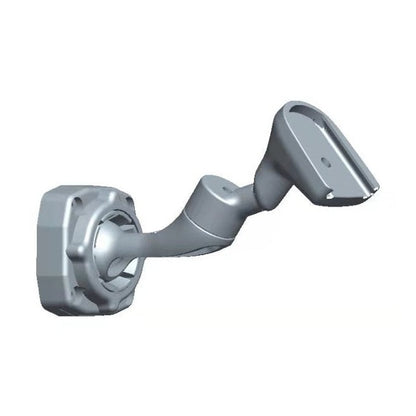 Gray WOLFBOX mirror bracket with articulated joint and rectangular top mount