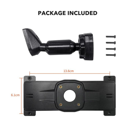 WOLFBOX OEM mirror bracket package contents including plate and screws