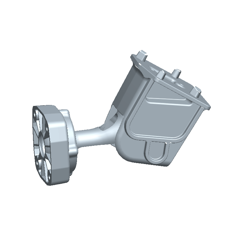 WOLFBOX mirror bracket with U-shaped loop and mounting pins