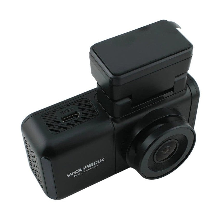 WOLFBOX X3 front dash cam side vented profile view