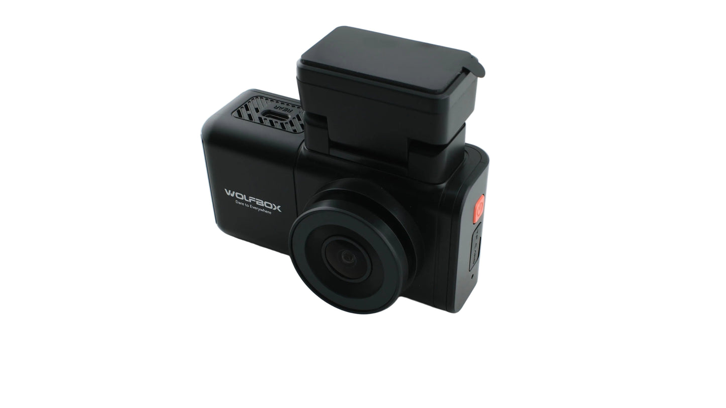 WOLFBOX X3 2-CH Front+Rear Dash Cam - 2.5K 60 fps STARVIS 2 64GB Inc.