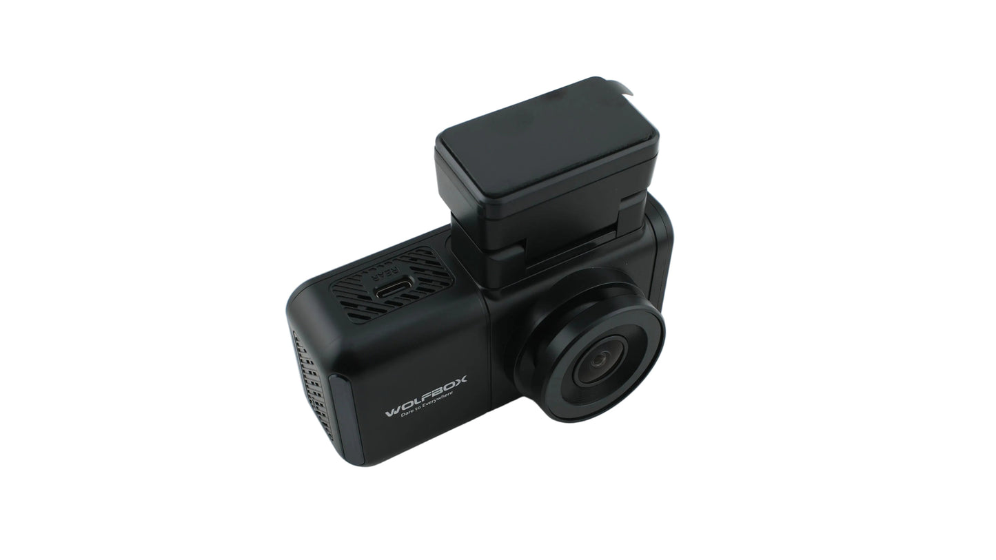 WOLFBOX X3 2-CH Front+Rear Dash Cam - 2.5K 60 fps STARVIS 2 64GB Inc.