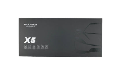 WOLFBOX X5 3-CH Dash Cam - 4K Front, STARVIS 2