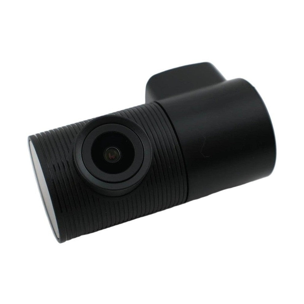 Compact cylindrical rear or interior WOLFBOX X5 camera with ribbed texture and circular lens