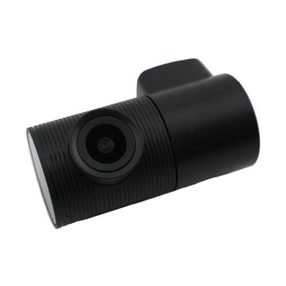 Compact cylindrical rear or interior WOLFBOX X5 camera with ribbed texture and circular lens