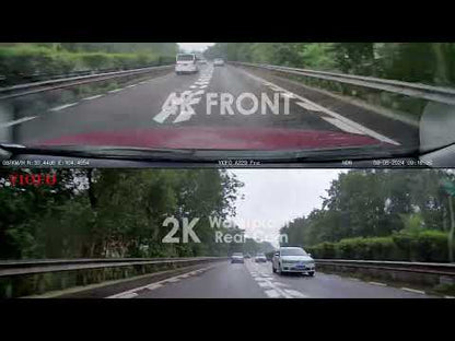 VIOFO A329SW 2-CH Front+Rear Dash Cam - 4K 60 fps Sony STARVIS 2