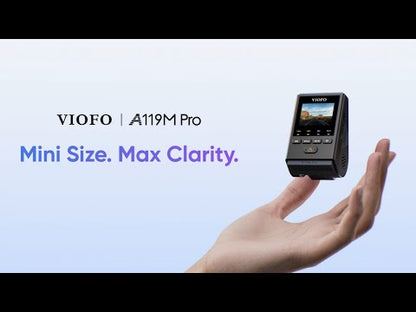 VIOFO A119M Pro 1-CH Dash Cam - 4K HDR Sony STARVIS 2