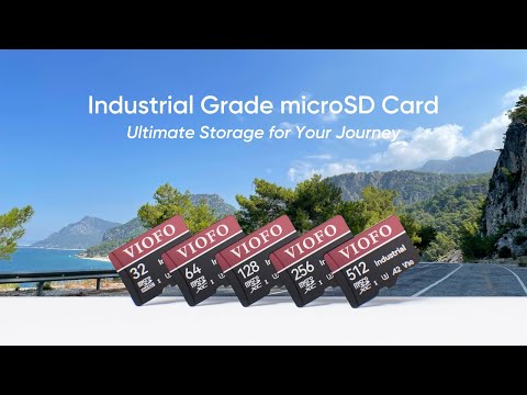 VIOFO Industrial Grade Micro SD Card with all sizes of SD Cards: 32GB, 64GB, 128GB, 256GB, 512GB.