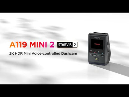 VIOFO A119 Mini 2 - 2K 60 FPS Dash Cam - Sony STARVIS 2, GPS & Voice Control