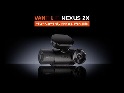 Vantrue N2X 2-CH Front+Cabin Dash Cam – 2.7K, STARVIS 2