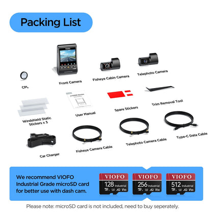 VIOFO A329TC dash cam with Sony STARVIS 2 sensors and HDR